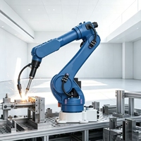 Bras de robot industriel à 6 axes ZDGT1215D, charge utile de 12 kg, portée de 1500 mm pour le soudage, la manutention, l'assemblage et l'automatisation