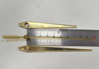 Jam dinding akrilik murah mewah 74/98mm jarum pointer jam menit Kit tangan kedua untuk warna emas dan perak