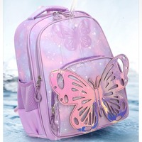 Mochila Escolar para Niñas al por Mayor, Nueva, con Diseño Creativo de Mariposas, Moderna y Versátil