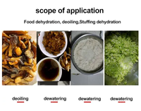 Machine d'assèchement de déshydratation de légumes, essoreuse de légumes, machine de déshuilage de croustilles en acier inoxydable