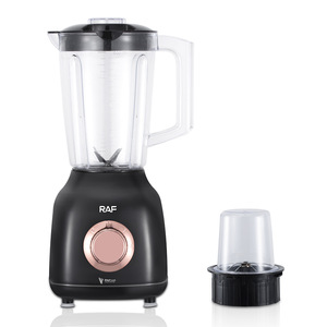 RAF 1.5L Electric Blender With Stainless Steel Blades For Smoothie Making Household Use Orange Color - Product Image 1