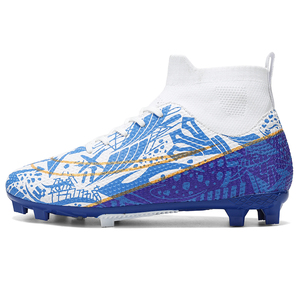 High-top Men's and Women's Anti-Slip Breathavility Football <strong>Boots</strong> Spiked Sports Shoes Soccer Training for All Seasons - Product Image 3