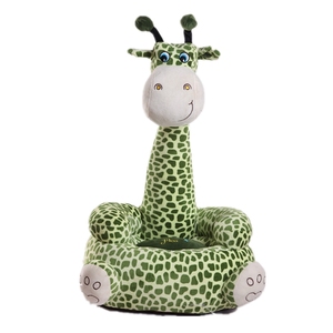 Ours en peluche géant pour enfants, coussin en peluche fait à la main, cadeau de canapé girafe animal rempli de coton pour enfants - Product Image 2