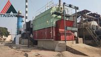 Chaudière à vapeur industrielle à basse pression à circulation naturelle horizontale en acier inoxydable, alimentée au charbon, de type Taishan