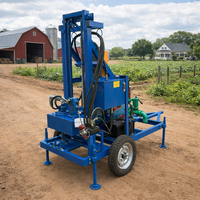 Vente directe usine de machines de forage de puits profonds 150m 100m, petites plateformes de forage de puits d'eau, machines de forage de sondages