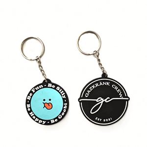 Wholesale Cheap <b>Personalized</b> 3D Keyring Soft PVC Rubber Custom Logo <b>Keychain</b> UV Printing for Promotional Purposes - Product Image 3