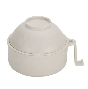 Nouveau design créatif nouveau bol de nouilles paille de blé égoutter la soupe de nouilles sèches bol de vaisselle ensemble de six pièces