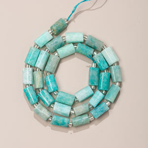 Perles de chakra en tourmaline noire naturelle de 8x10 mm, pierre précieuse de quartz facettée, forme libre, tube, colonne, pour la fabrication de bijoux, énergie puissante - Product Image 6