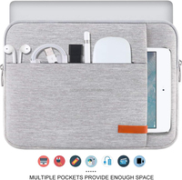 Housse pour ordinateur portable personnalisée de 11 à 15,6 pouces, étanche, antichoc, sac pour ordinateur portable, sacoche