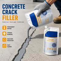 Résine époxy bi-composant pour la réparation des fissures du béton, adhésif liquide imperméable pour l'extérieur, mastic pour fissures pour la construction