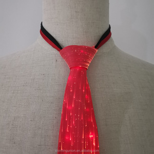 Led quan hệ cổ người đàn ông-sợi quang ánh sáng lên nhấp nháy bên Cà Vạt với đèn LED sáng nhấp nháy Halloween Giáng sinh <span class=keywords><strong>Glow</strong></span> Tie - Product Image 4