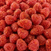 Bonbons piquants saveur fruitée Chili Bite Gummy Mango Peach Pineapple Cucumber Halal, vente en gros directe usine, produit phare TikTok