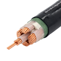 Cable de Alimentación Industrial de 0.6/1kV ZC-YJV-3x95+2x50mm con Aislamiento de Polietileno Reticulado para Construcción Ferroviaria y Centrales Eléctricas