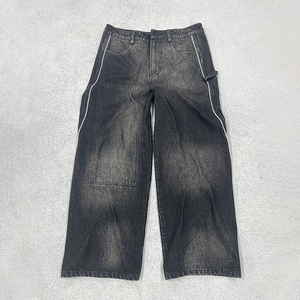 SATIIIZ】Shia Dirty Washing Denim Pants Dirty Jeans China SATIIIZ】Shia Dirty Washing Denim Pants Dirty Jeans China