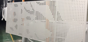 Aluminium Anodizing Metal mesh <b>Decorative</b> cladding, sunshades, and facades SS304/316 perforated <b>panel</b> punching Sheet - Product Image 5