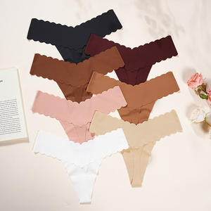 Nouvelle conception 2025, sous-vêtements féminins en maille respirante, culottes en <span class=keywords><strong>modal</strong></span> et bambou, douces, confortables, élégantes, sans couture, string pour femmes - Product Image 6