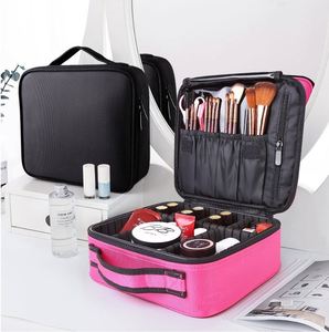 Sac de maquillage INS en gros de l'usine BSCI, sac de voyage portable grande capacité, sac de rangement multifonctionnel, ensemble de sacs cosmétiques - Product Image 1