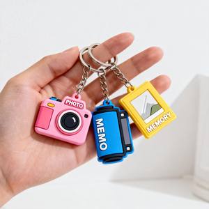 حلقة مفاتيح مخصصة من البي في سي الناعم ثنائي الأبعاد من مصنع صيني بالجملة لصنع سلاسل مفاتيح مطاطية كهدايا ترويجية - Product Image 2