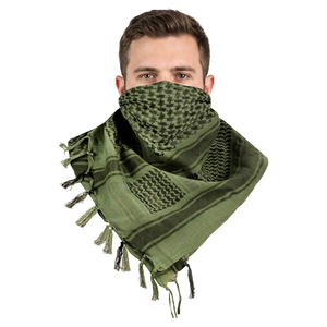 2026 Shemagh en coton épais, Hijab musulman, Écharpe tactique multifonction, Châle, Keffiyeh, Sniper, Arabe, Personnalisé, Respirant, Doux pour la peau - Product Image 1