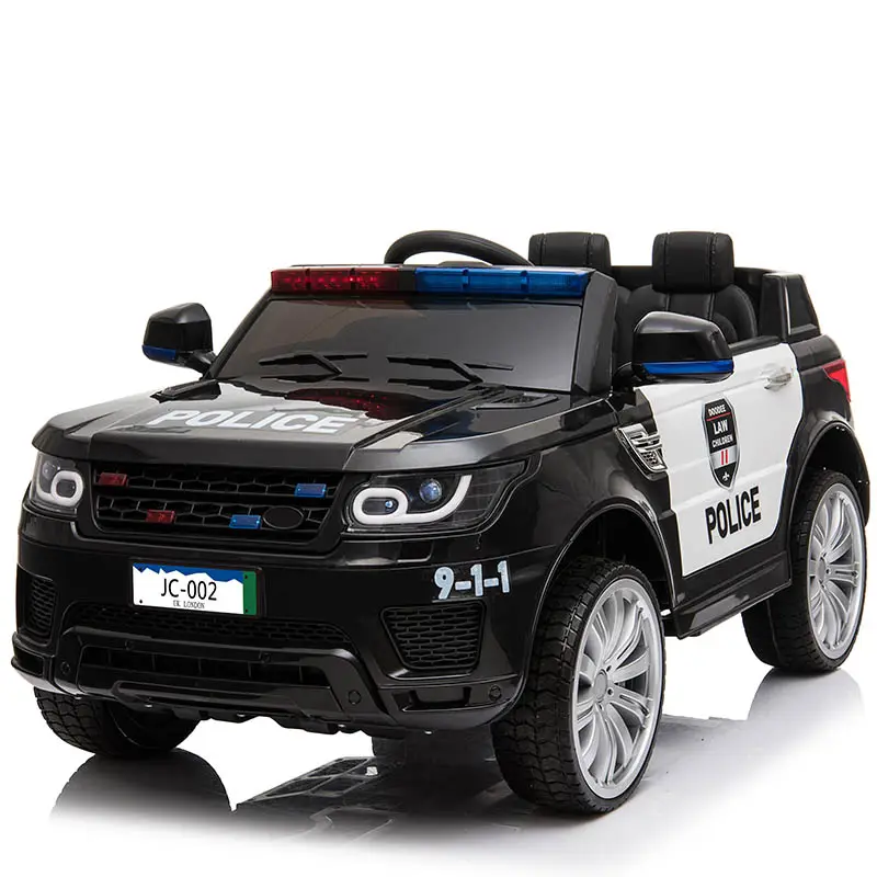 Berlisensi SUV Polisi Listrik Baby Ride On Mainan Mobil 12V Anak-anak Balap Mobil Sport
