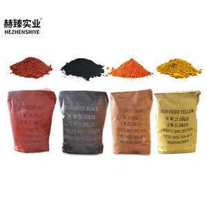 Fabricantes suministro de pigmento de óxido de hierro de hormigón permeable para baldosas pavimento de asfalto rojo cemento ultramarino Color Fe2O3 - Product Image 3