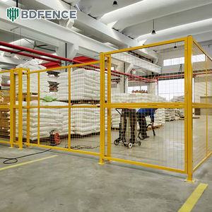 Clôture de sécurité pour atelier, personnalisable, <span class=keywords><strong>détachable</strong></span>, soudure sans soudure, galvanisée, revêtement en poudre, barrières de sécurité - Product Image 3