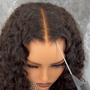 Perruques <span class=keywords><strong>ISEE</strong></span> Raw <span class=keywords><strong>Hair</strong></span> 7x5 Lace Wear and Go Ondulation d'Eau 100% Cheveux Humains Pré-Coupées Pré-Épilées Prêtes à Porter Sans Colle pour Femmes - Product Image 3