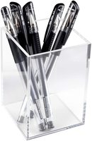 Porte-crayons en acrylique transparent, gobelets pour crayons de bureau, accessoire de bureau