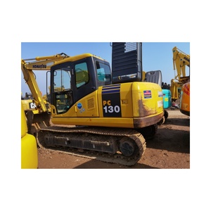 Excavatrice sur chenilles Komatsu PC130 d'occasion de haute qualité, équipement de construction hydraulique de taille moyenne - Product Image 1