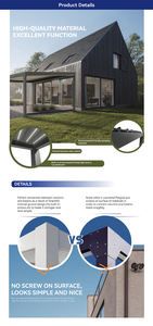 Pérgola Motorizada de Aluminio con Diseño Impermeable y Resistente al Viento, Control Remoto para Sombra en Jardín/Patio - Product Image 4