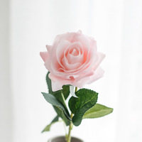 Roses artificielles au toucher réel, fleurs pour mariage, décoration de la maison, arrangements floraux, fleurs artificielles en gros