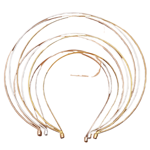 Coiffe et épingle à cheveux, style ancien, couronne <span class=keywords><strong>de</strong></span> diadème à trois couches <span class=keywords><strong>de</strong></span> 21 cm pour tête volumineuse - Product Image 5