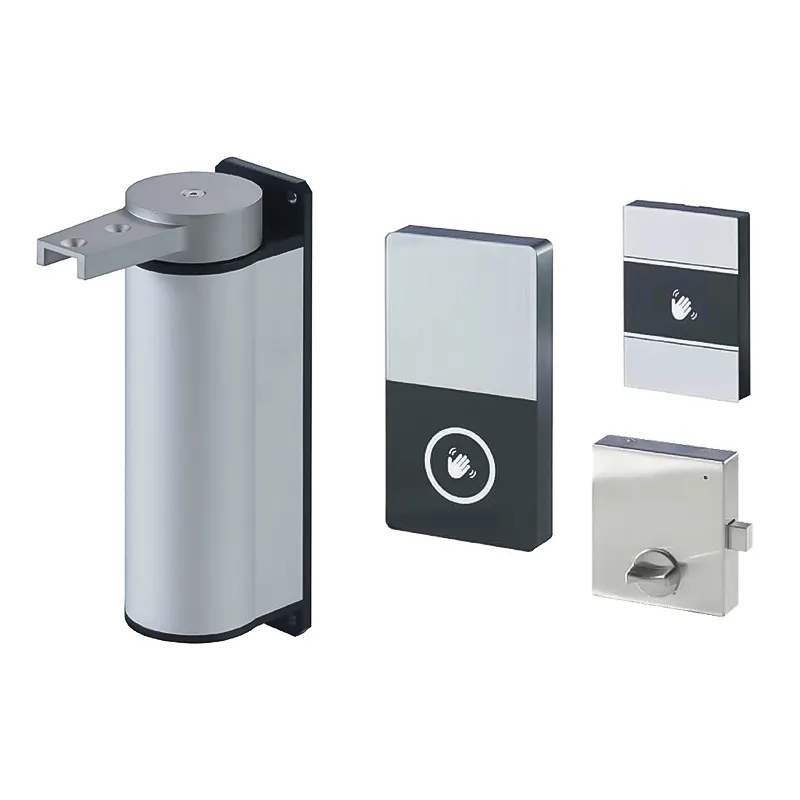 VIANS Système automatique de porte de toilette Capteurs sans contact sans contact Interrupteur de salle de bain Système de verrouillage magnétique ouvre-porte