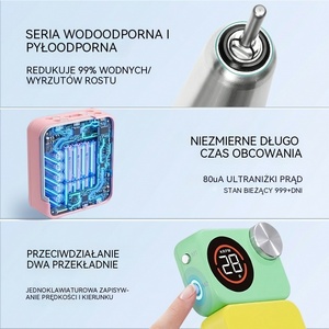 AMDMG Fresa Elettrica per Unghie Senza Fili 35000RPM Silenziosa per Unghie in Acrilico e Gel, Manicure Professionale - Product Image 5