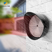 Sensor Fotoelektrik DC/AC 12-24V Jangkauan Jauh, Sensor Fotosel Inframerah Gerbang Otomatis Dengan Penutup Tahan Air Reflektor Fotosel