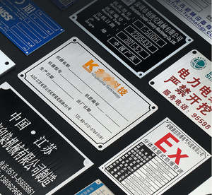 Acier inoxydable/cuivre/laiton/aluminium/alliage de zinc 50X20mm petites plaques signalétiques boîte <span class=keywords><strong>aux</strong></span> <span class=keywords><strong>lettres</strong></span> murale Design Vintage <span class=keywords><strong>plaque</strong></span> signalétique personnalisée - Product Image 3