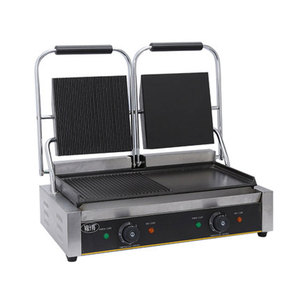 CE Commercial électrique gril teppanyaki plaque à snacker électrique pain machine à <span class=keywords><strong>panini</strong></span> 220V - Product Image 1