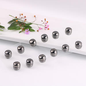 1ペアパールムスリムラウンドマグネットブローチピンクラスプヒジャーブスカーフアバヤ服ジュエリー - Product Image 6