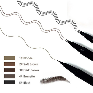 Delineador de Cejas Delgado de Marca Privada, 4 Puntas, Lápiz de Cejas Natural, Delineador de Cejas 3D, Lápiz de Cejas Líquido Impermeable de Larga Duración - Product Image 5