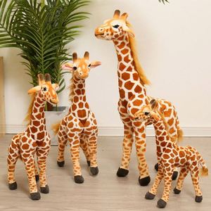 Peluches Realistas de Animales del Zoológico, Decoraciones para el Hogar, Oficina y Automóvil, Juguetes Suaves, Jirafa de Peluche Realista, Animales de Peluche al por Mayor - Product Image 5
