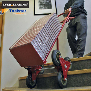 Chariot <span class=keywords><strong>de</strong></span> manutention industriel OEM robuste pour l'escalade des escaliers, capacité 550 lb, avec roues pleines <span class=keywords><strong>de</strong></span> 6 pouces pour la maison et la logistique - Product Image 4
