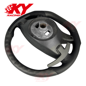 Volant de voiture personnalisé pour Mercedes Benz Classe G G63 AMG W463 G65 ML63 G350 G500 G550 W166 Volant en fibre de carbone mat - Product Image 4