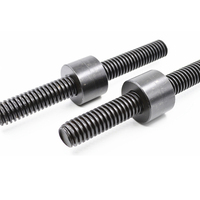 Fasteners Threaded Rod M10 M12 High Precision Stainless Steel Acme Double End Threaded Stud Threaded Rod