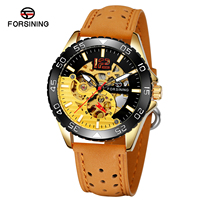 Montre squelette automatique de luxe pour homme, marque Forsining Original Factory, personnalisable, OEM