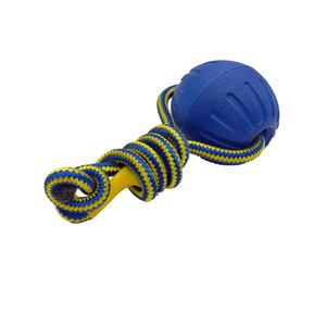 Interaktif Pet eğitim çiğnemek diş oyuncak dayanıklı elastik EVA yüzen topları yumuşak kauçuk köpek diş taşlama oyuncaklar halat kutusu paketlenmiş - Product Image 3