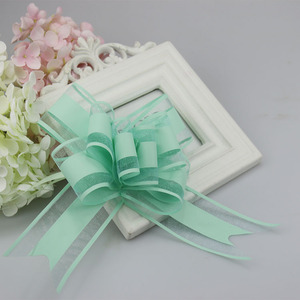 Vente en gros de rubans d'emballage de cadeaux pour décoration de fête de mariage rubans papillon en organza pour emballage cadeau - Product Image 3