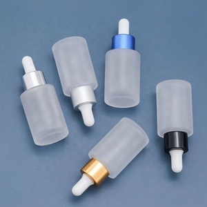 Luxury Empty <b>10ml</b> 15ml 30ml 40ml 50ml 60ml 80ml 100ml 120ml Cylinder Frosted Glass Oil Dropper <b>Bottle</b> With Gold Dropper - Product Image 2