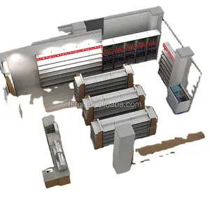 Preço de fábrica superfície exibição de farmácia profissional design da loja inteira