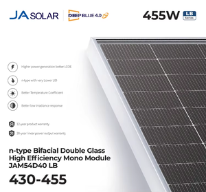 Panel Solar Fotovoltaico JA Solar 460W 465W 470W <span class=keywords><strong>JAM72S20</strong></span> Módulo Fotovoltaico Paneles Solares - Product Image 2