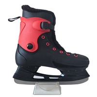 Patins à glace à coque rigide fabriqués en Chine, pour l'hiver et l'été, avec doublure lavable, pour la location sur patinoire extérieure, lames en acier inoxydable